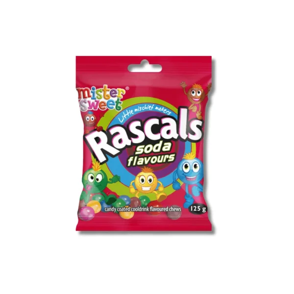 Mr Sweet Rascals Soda Flavours 125g | Fleisherei