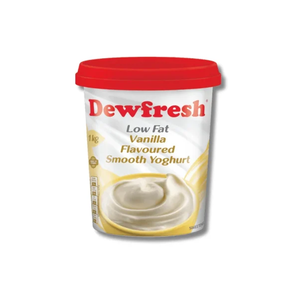 Dewfresh Low Fat Vanilla Smooth Yoghurt 1kg | Fleisherei
