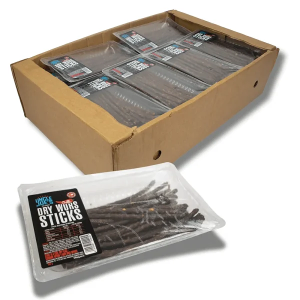 Uncle Joe's Chilli Dry Wors Sticks 30x180g | Wholesale | Fleisherei Online Store