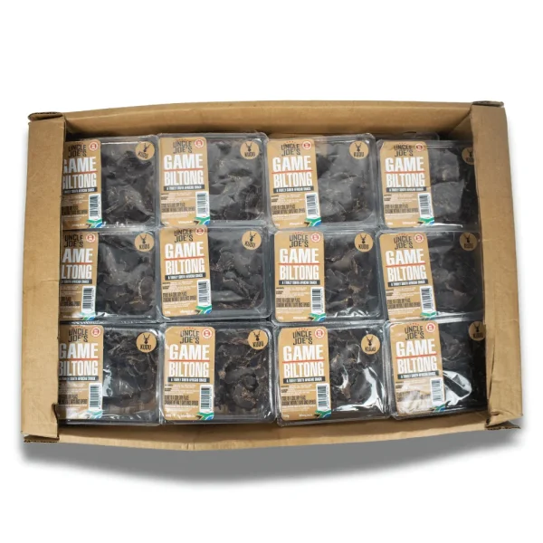 Uncle Joe's Game Biltong 50x100g | Wholesale | Fleisherei Online Store