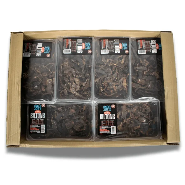 Uncle Joe's Hunters Biltong with Fat 12x350g | Wholesale | Fleisherei Online Store