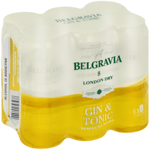 Belgravia Gin & Tonic 6x440ml