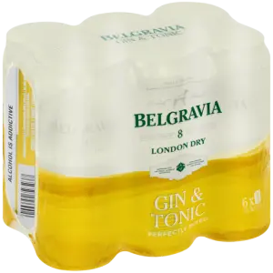 Belgravia Gin & Tonic 6x440ml