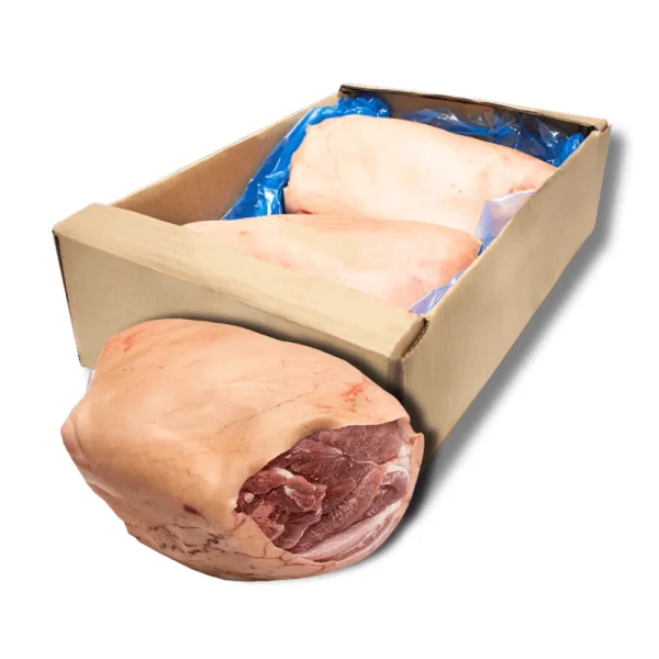 1000KG+ Pork Leg Bone In Rind On | Wholesale & Catering | Fleisherei