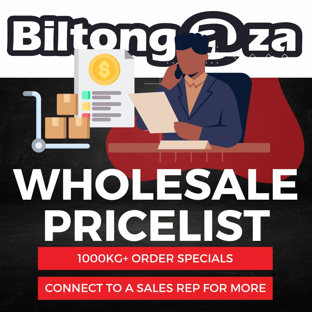 Wholesale Pricelist - Biltong@ZA