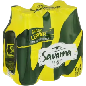 Savanna Angry Lemon 6x500ml