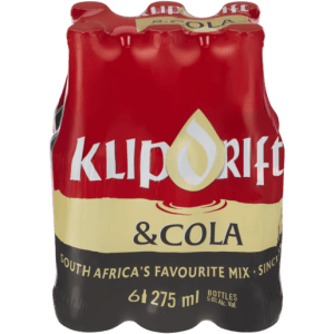 Klipdrift & Cola NRB 6x275ml