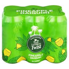 Caribbean Twist Pineapple Daiquiri 6 x 440ml