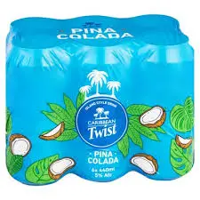 Caribbean Twist Pina Colada 6 x 440ml