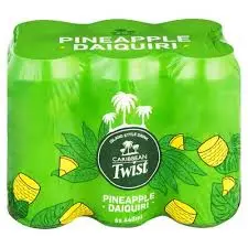 Caribbean Twist Pineapple Daiquiri 6 x 440ml