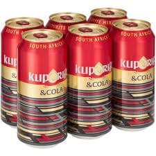 Klipdrift & Cola 6 x 440ml