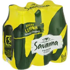 Savanna Angry Lemon 6 x 330ml NRB