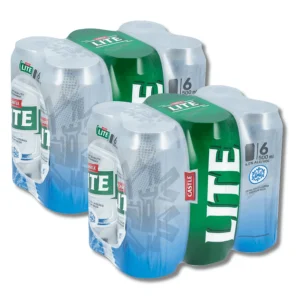 2 x Castle light 500ml