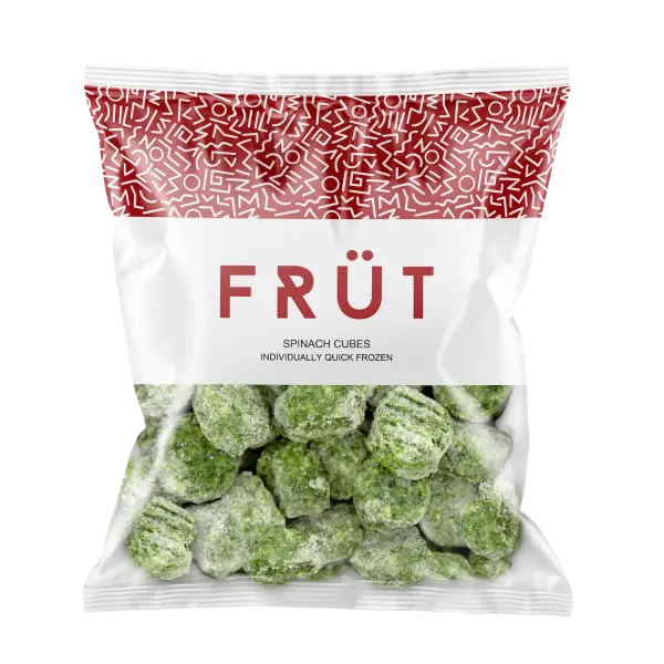 FRUT Frozen Spinach Cubes, premium quality frozen spinach by Fleisherei Online Butchery